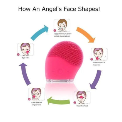 Waterproof Silicone Facial Cleansing Brush 