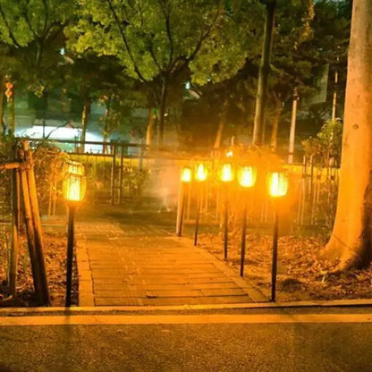Waterproof Solar Powered Outdoor Garden Light Flickering Torch