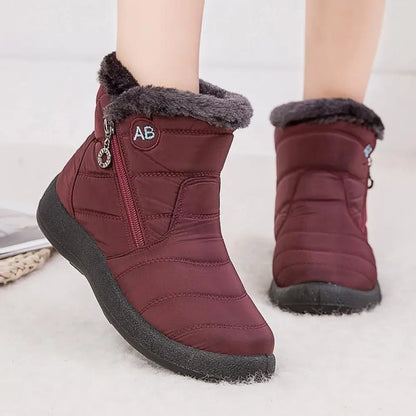 Waterproof Women's Fleece Winter Boots