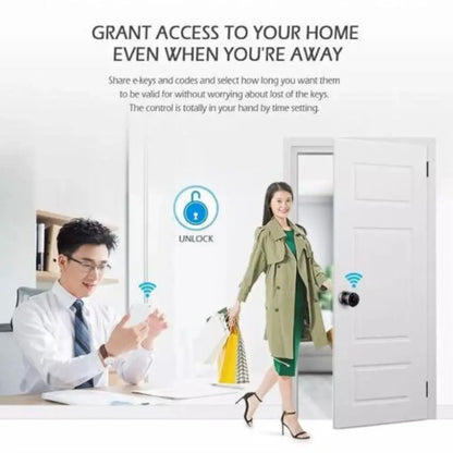WiFi Fingerprint Smart Door Lock – 5-in-1 Access, App Control
