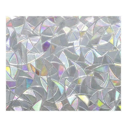 Window Privacy Rainbow Film – UV Block, No-Glue, 45x100cm