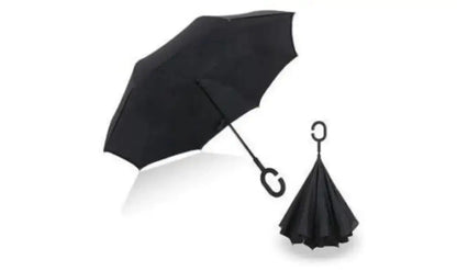 Windproof Double - Layer Inverted Umbrella - Ninjanew