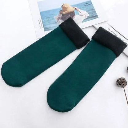 Winter Cozy Thermal Fleece Socks – Unisex, 6 Colors, One Size