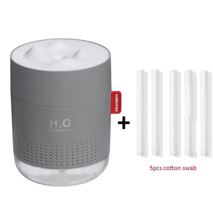 Wireless Air Humidifier – 750ml, LED Light & Essential Oils