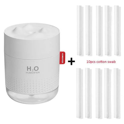 Wireless Air Humidifier – 750ml, LED Light & Essential Oils