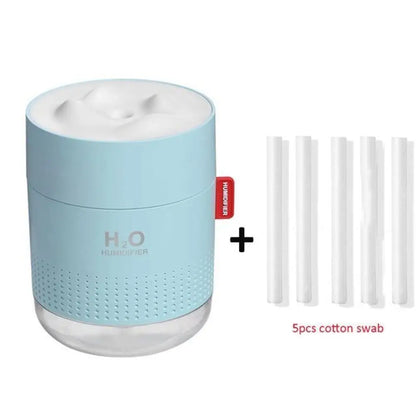 Wireless Air Humidifier – 750ml, LED Light & Essential Oils