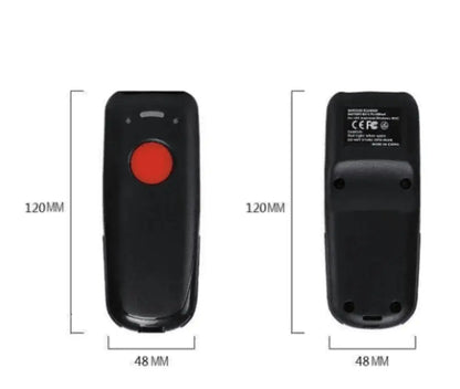Wireless Barcode Scanner – Bluetooth, 2.4G & Wired, 50m Range