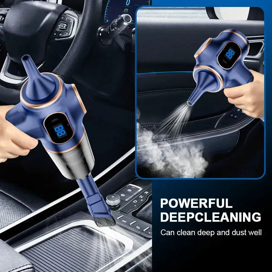 Wireless Car Vacuum Cleaner – High-Power Portable Mini Vacuum for Car, Home, Sofa, Office & Carpet
