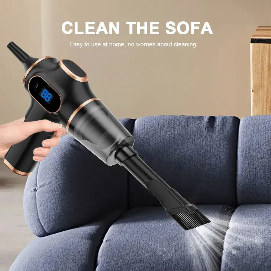 Wireless Car Vacuum Cleaner – High-Power Portable Mini Vacuum for Car, Home, Sofa, Office & Carpet
