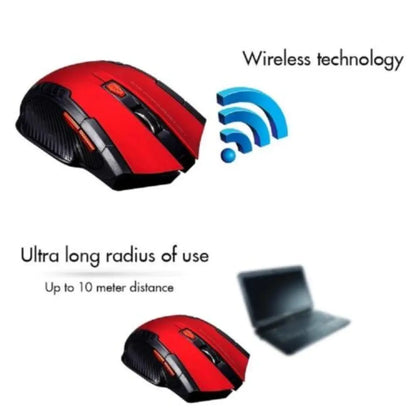Wireless Computer Gaming Mouse – 2.4GHz, Adjustable DPI
