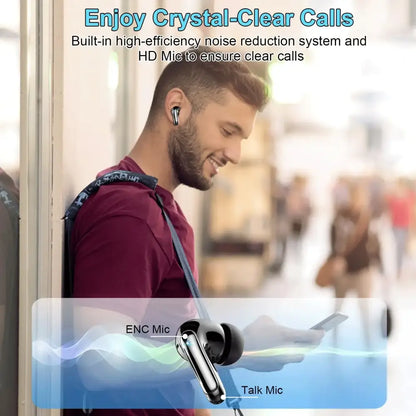 Wireless Earbuds Bluetooth 5.3 – 4 ENC Mics & 48H Playtime