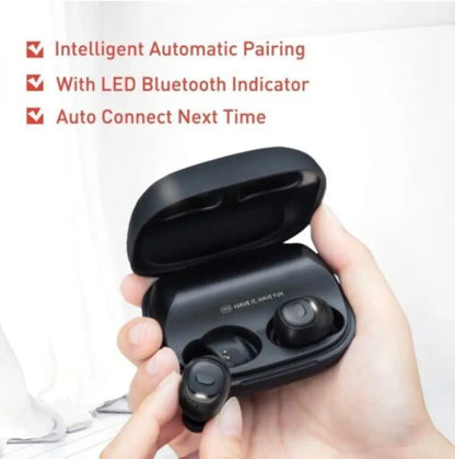 Wireless Waterproof Earbuds – IPX5 Bluetooth 5.0 True Wireless