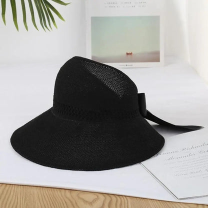 Women's Foldable Wide-Brim Beach Sun Hat – 7 Colors