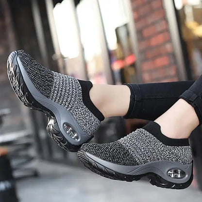 Women's Breathable Air Cushion Walking Running Shoes Multi-Color Sneaker