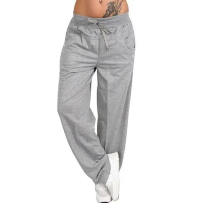 Women's Jogger Pants – 6 Pockets, Elastic Waist
