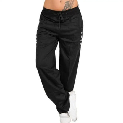 Women's Jogger Pants – 6 Pockets, Elastic Waist