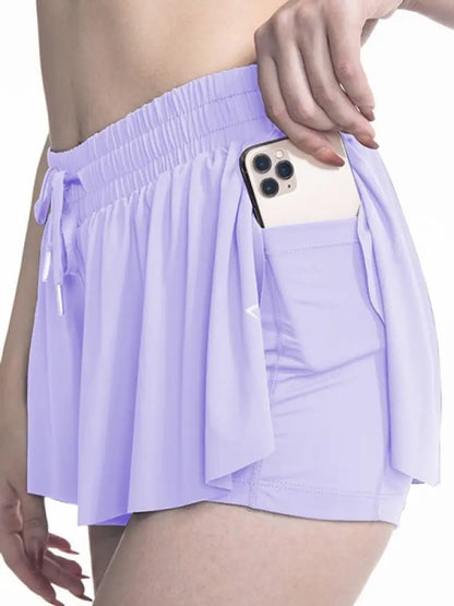 Women's Solid Color Runner Shorts – Lightweight, 10 Colors