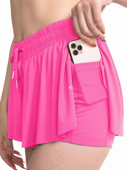 Women's Solid Color Runner Shorts – Lightweight, 10 Colors