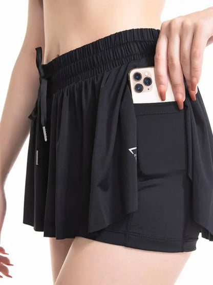 Women's Solid Color Runner Shorts – Lightweight, 10 Colors