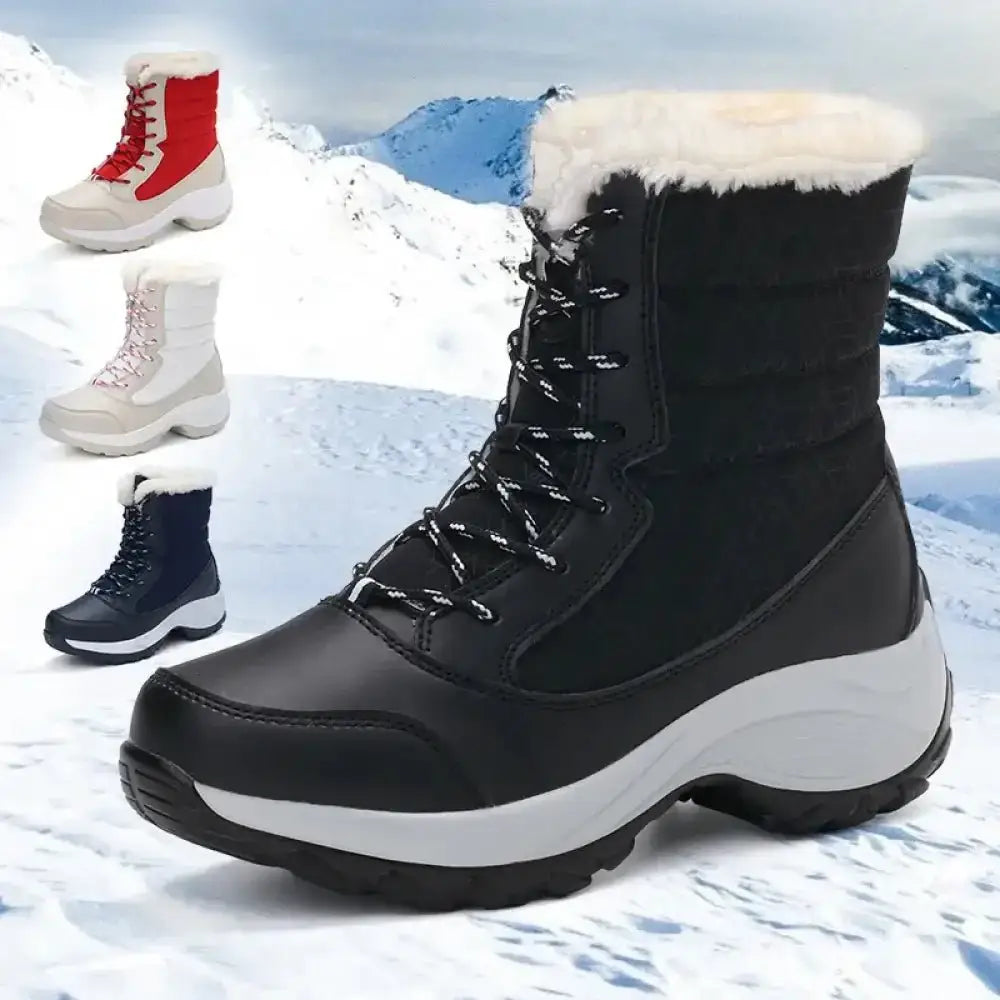 Women's Winter Outdoor Warm Ankle Snow Boots - Ninjanew