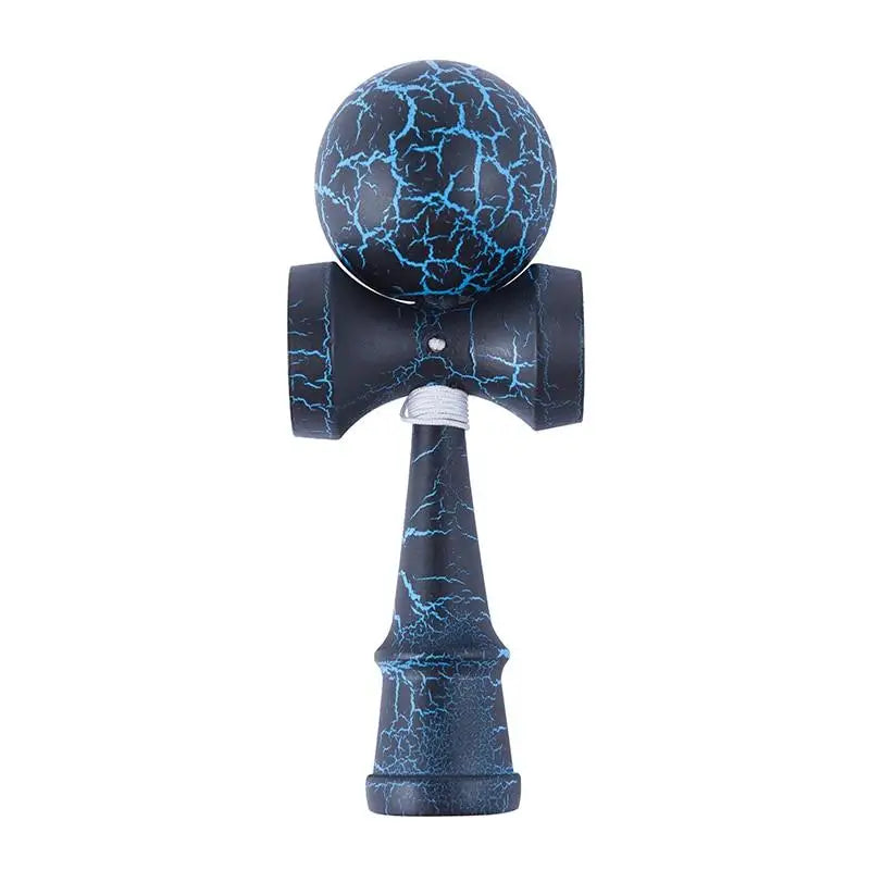 Wooden Kendama Toy – Crack Design Beech Wood Ball Game for Kids & Adults, Outdoor Skill Sports Toy