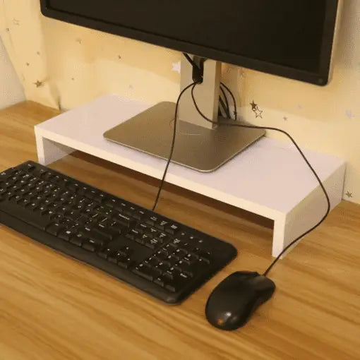 Wooden Monitor & TV Stand