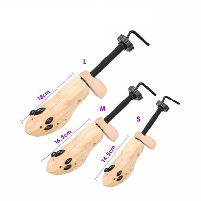 Wooden Shoe Stretcher – Adjustable Width & Length S/M/L