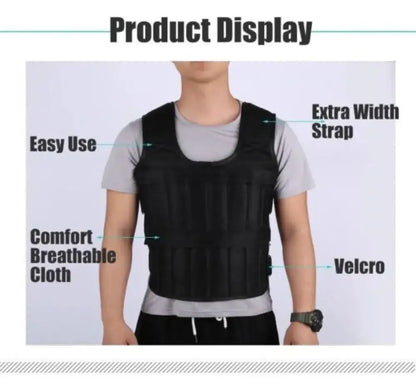 Workout Adjustable Weighted Vest 40/110 LB - Ninjanew