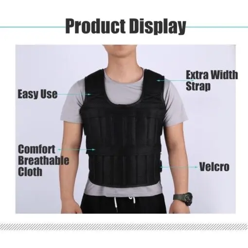 Workout Adjustable Weighted Vest 40/110 LB