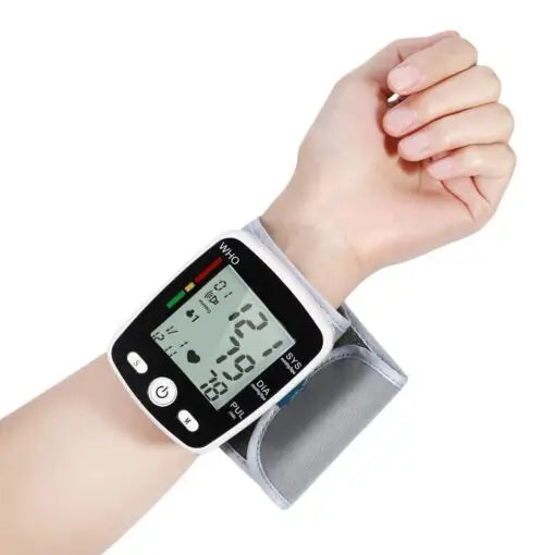 Wrist Blood Pressure Monitor Cuff with LCD Display