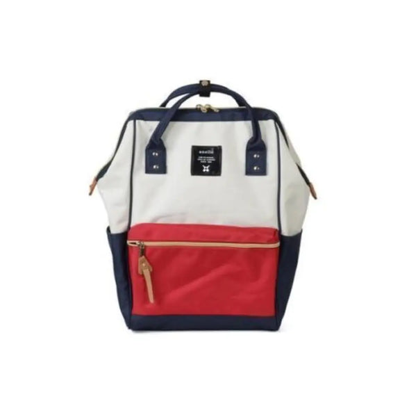 Zipper Rucksack Backpack Canvas 5 Pockets Back Zip Laptop Access Side Pockets Dual Carry