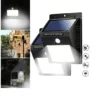 solar powered motion sensor wall light
