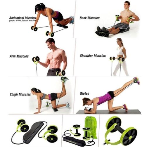 Abdominal Waist Slimming Double AB Wheel Trainer - Image 3