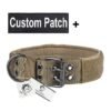 tactical dog collar with custom patch | Ninja New
