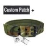 tactical dog collar with custom patch | Ninja New
