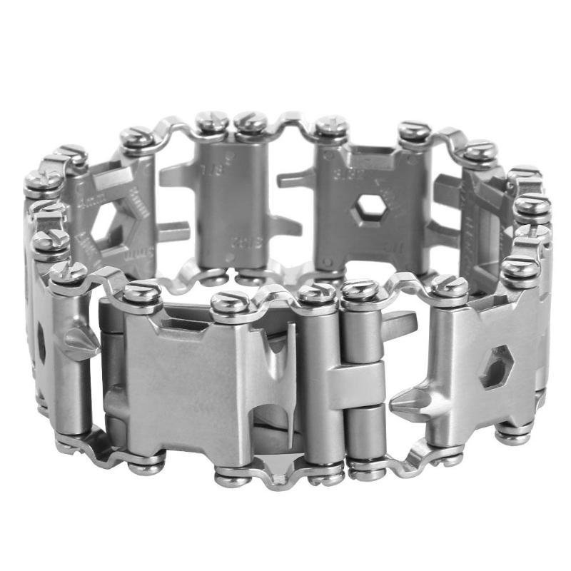 29 in 1 Multi Tool Bracelets Multifunction Repair Bracelet Stainless Steel Z8 