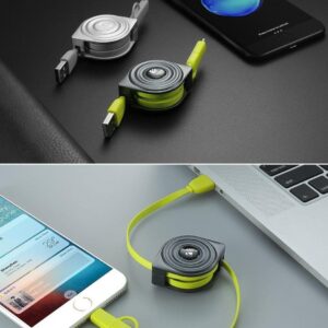 Retractable USB and Charger