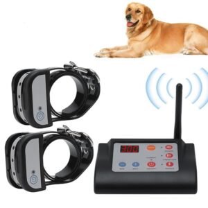 2 IN 1 Wireless Electric Dog Fence & Training invisible Containment System