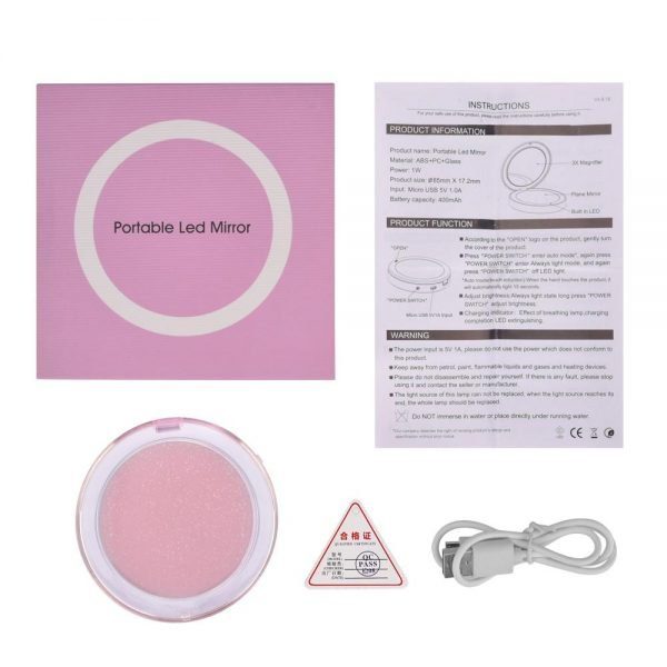 LED Glow Up Compact Mirror - Image 5