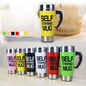 Tall Self-Stirring Mug
