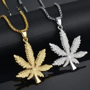 Top Tree Leaf Necklace and Pendant