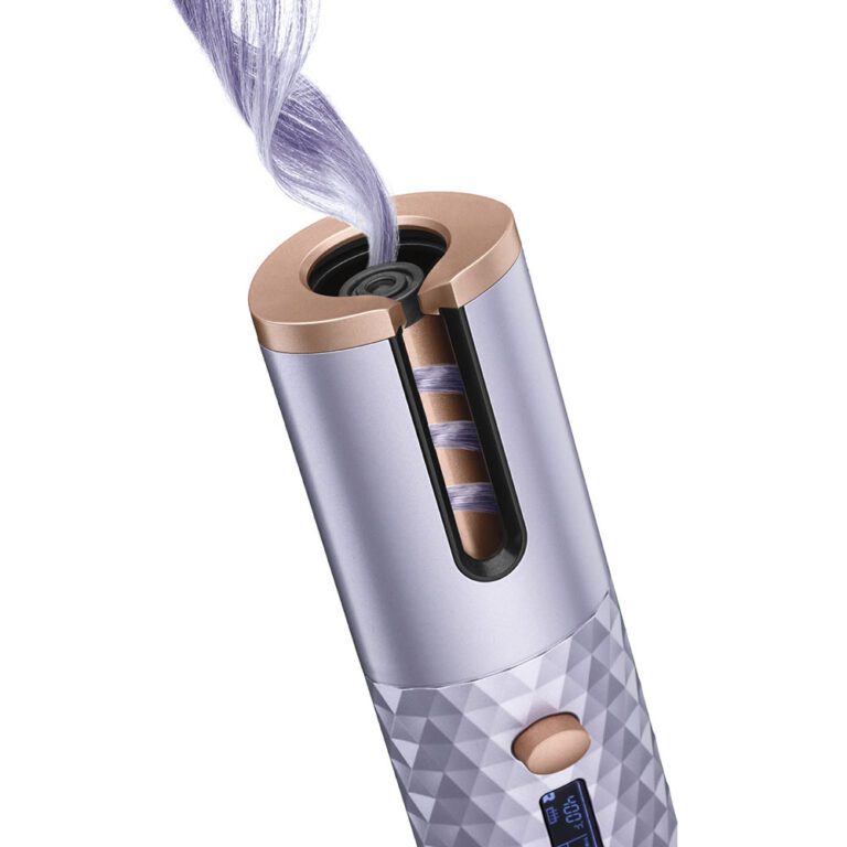 Cordless Curling Iron Automatic Hair Curling Wand Rotating Curler for Women and Men - Image 2