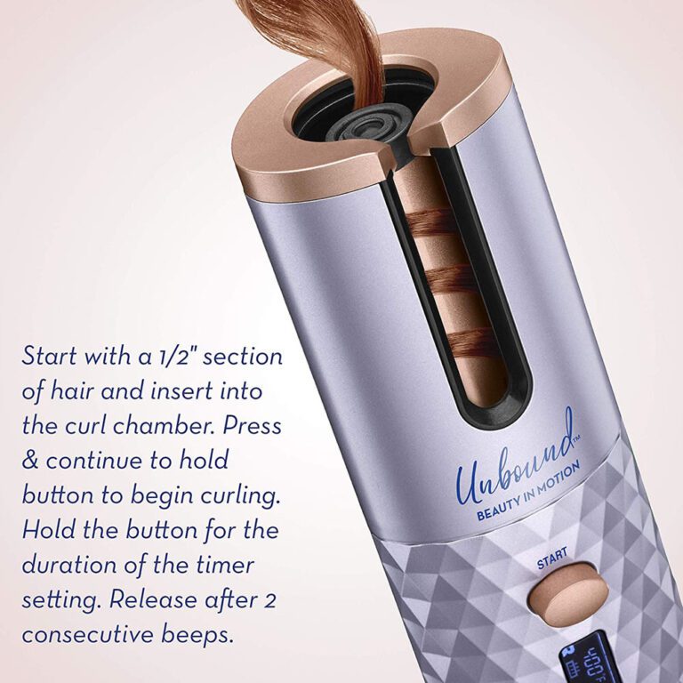 Cordless Curling Iron Automatic Hair Curling Wand Rotating Curler for Women and Men - Image 5