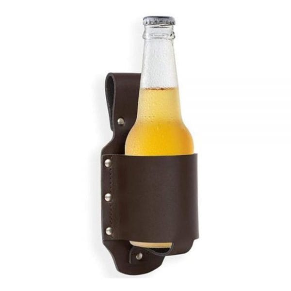 Classic PU Leather Beer Bottle Waist Holster - Image 3