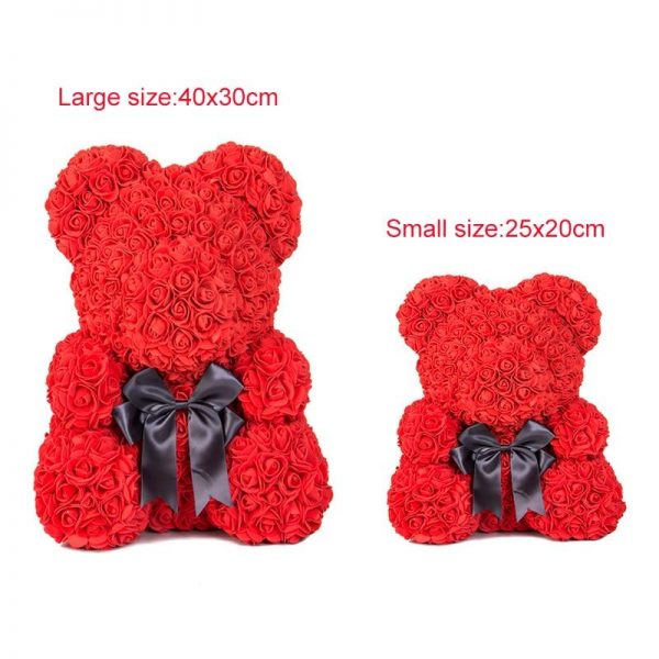 Rose-Covered Teddy Bear - Image 3