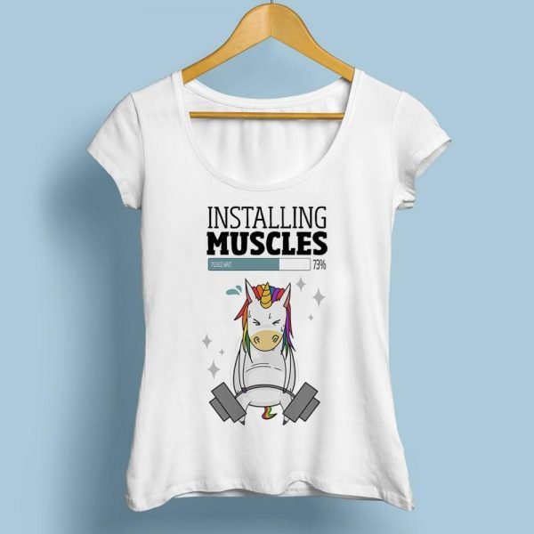 Unicorn Muscle Shirt - Image 3