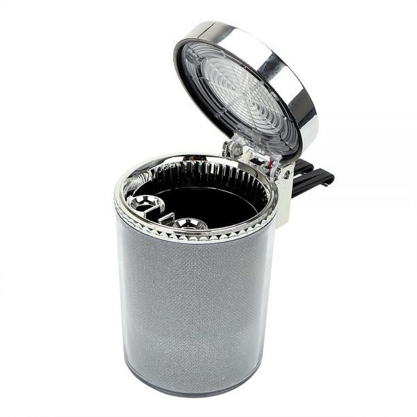 Portable Mini Car Ashtray with Colourful LED Light - Image 5