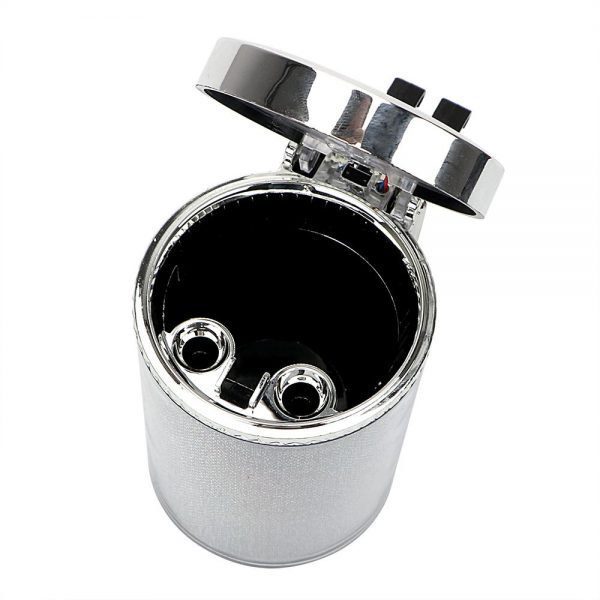 Portable Mini Car Ashtray with Colourful LED Light - Image 6