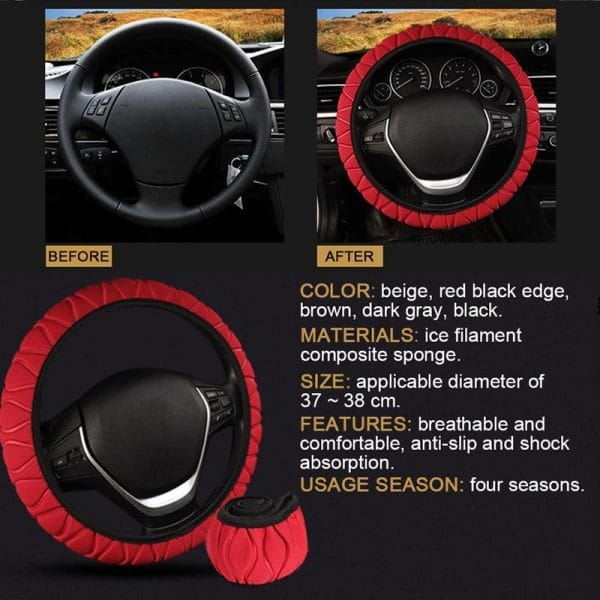 Cushioned Steering Wheel Cover - Image 5