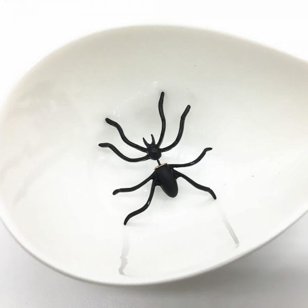 Black Spider Earrings - Image 4